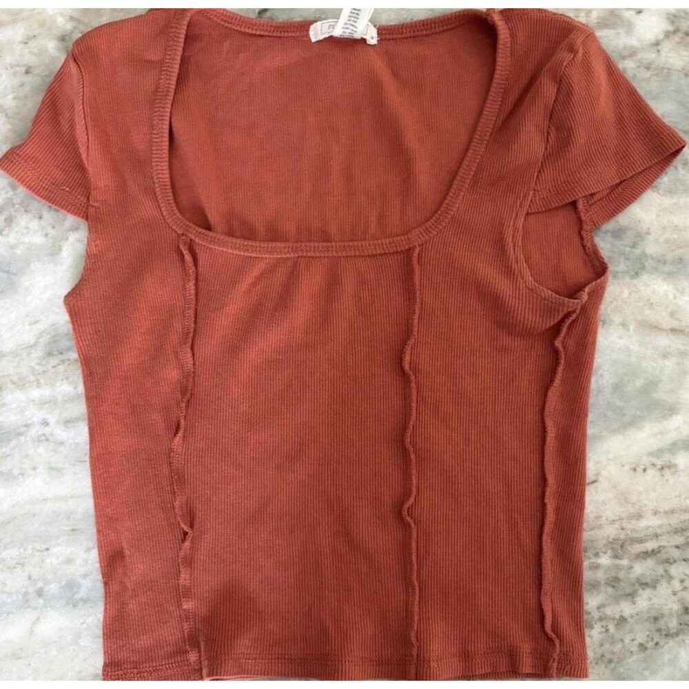 Burnt Orange Full Tilt Shirt Women's